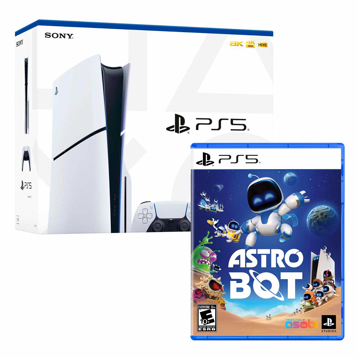 Consola PlayStation 5 Slim con lector de discos, 1TB + Juego Astro Bot