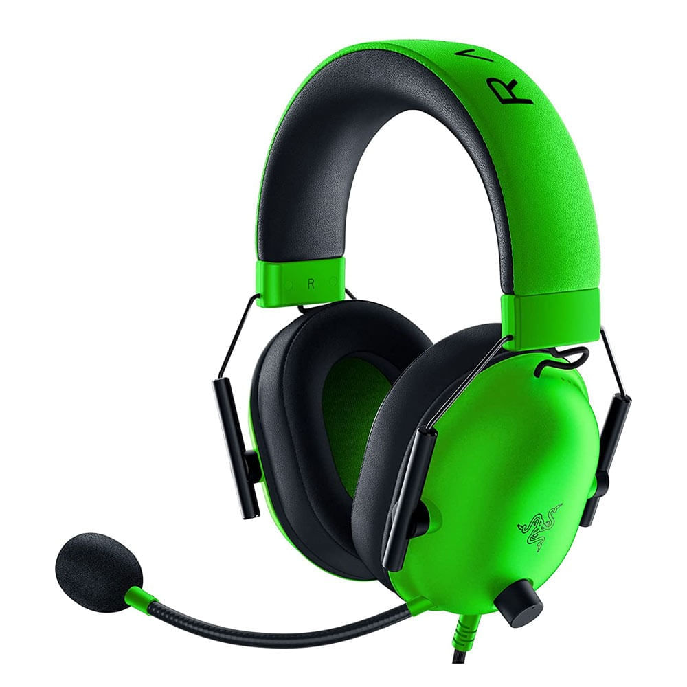 Audífonos gamer Razer Blackshark V2 X alámbrico, jack 3.5 mm, verde