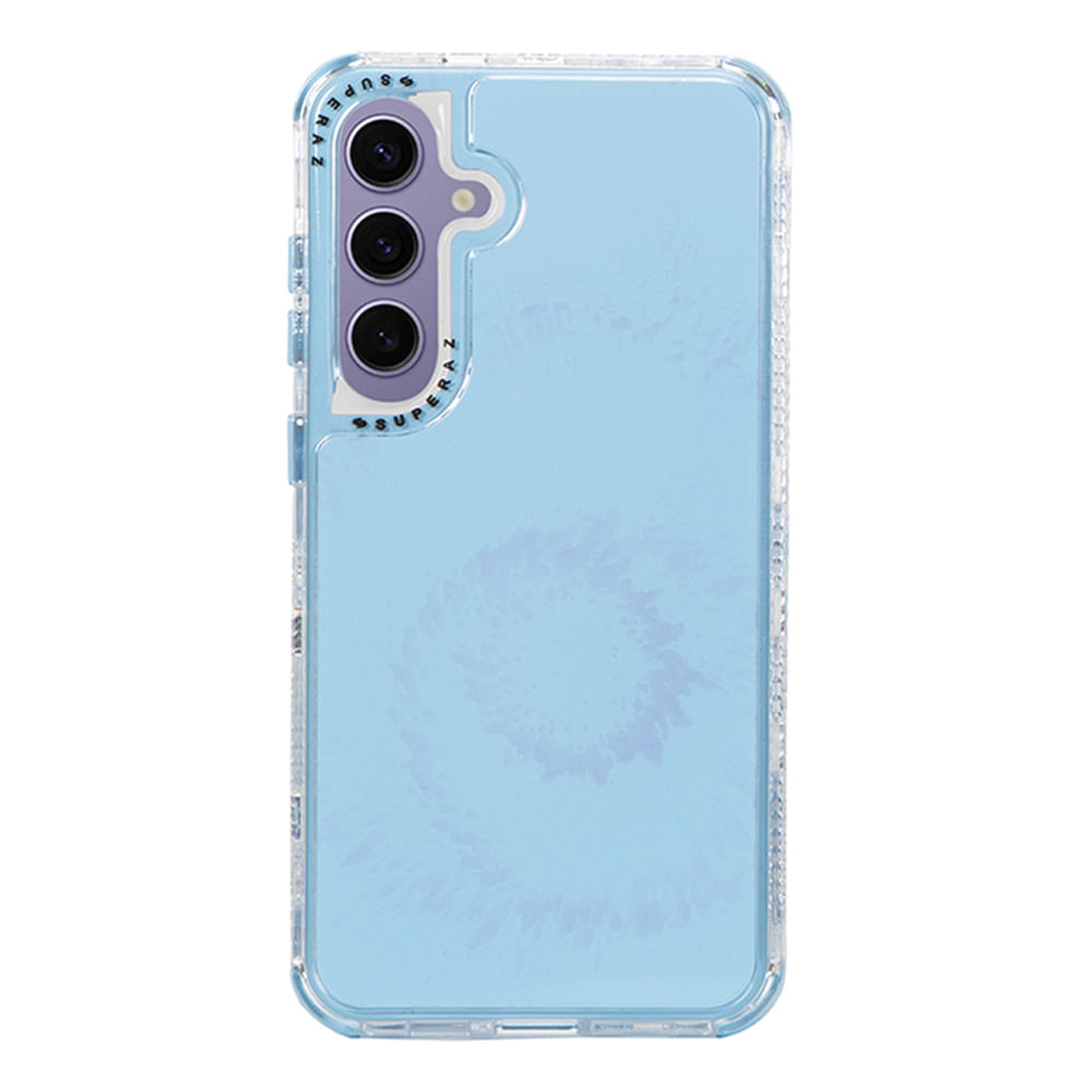 Case para Samsung Galaxy S24 Plus protección 360, 3 capas de protección, celeste