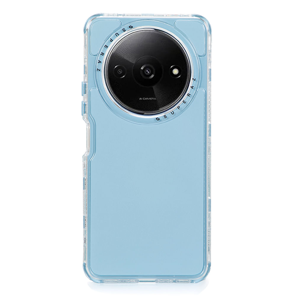 Imagen 2 del producto Case para Redmi A3, protección 360, 3 capas de protección, celeste