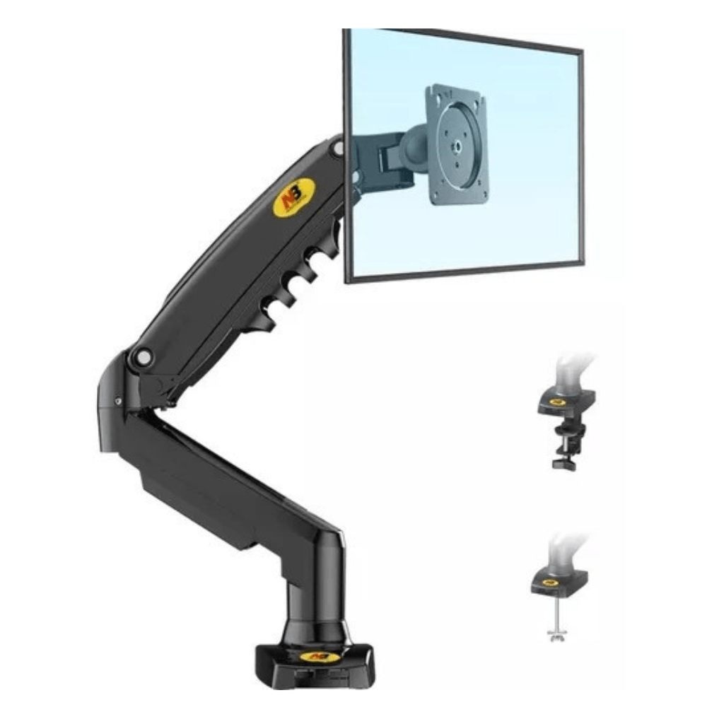 Rack soporte hidraulico north bayou f80 para monitor de 17" a 30"