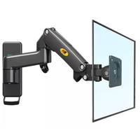 Rack soporte hidráulico North Bayou F150 para monitor 17"" a 35"" anclaje a pared