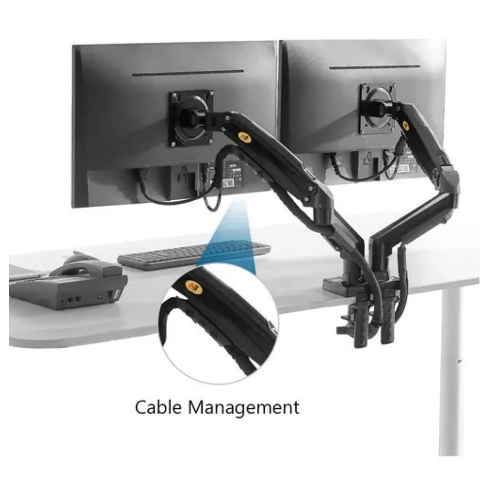 Imagen 2 del producto Rack soporte hidráulico North Bayou F160 para dos monitores de 17"" a 27""
