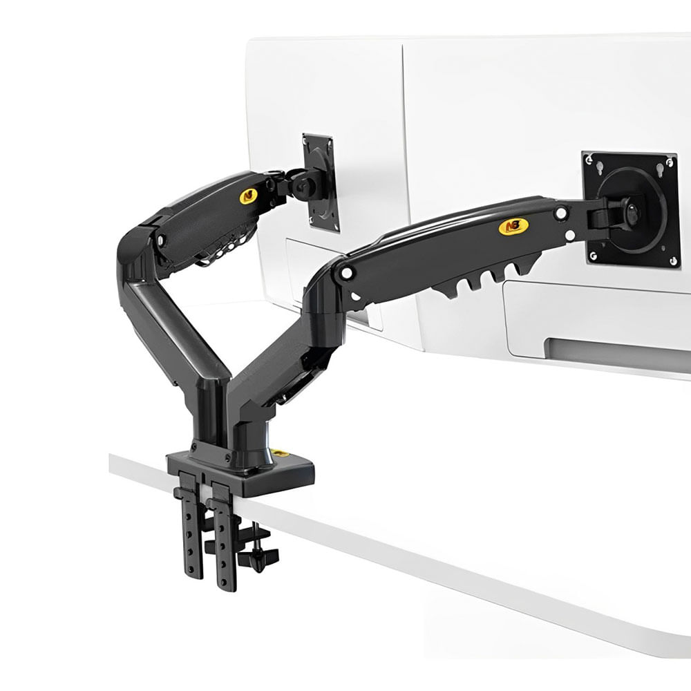 Rack soporte hidráulico North Bayou F160 para dos monitores de 17" a 27"