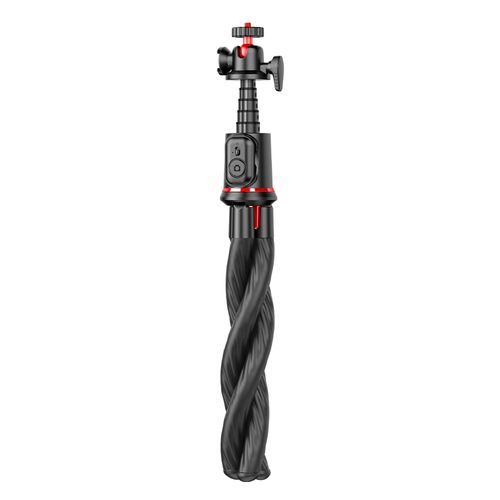 Selfie Stick Coolbox GMobile C03 trípode en forma de pulpo, extendible hasta 66 cm, compatible con celulares y cámaras, negro