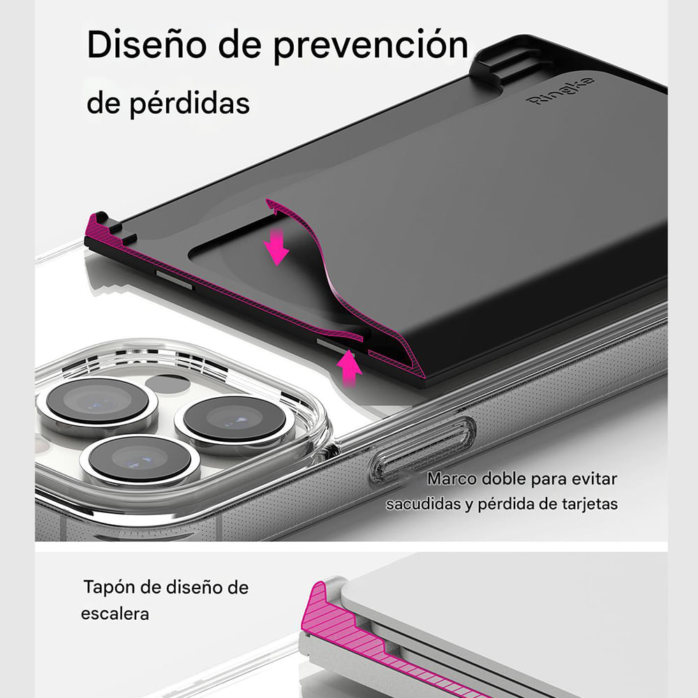 Imagen 2 del producto Tarjetero Magsafe slide slot, negro