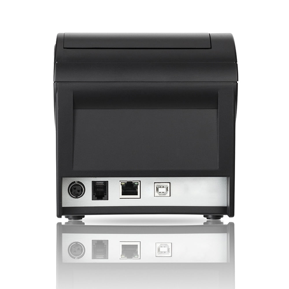 Imagen 2 del producto Impresora térmica Bienex E802U 80 mm, conexión usb, ethernet, negro