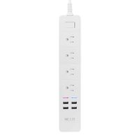 Reacondicionado: Extensión inteligente Wi-Fi Nexxt 4 tomacorrientes universales y 4 puertos de carga USB 220V 1.8m