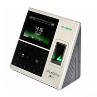 Control acceso y asistencia biométrico Zkteco uFace800 plus touch de 4.3"", negro y plata