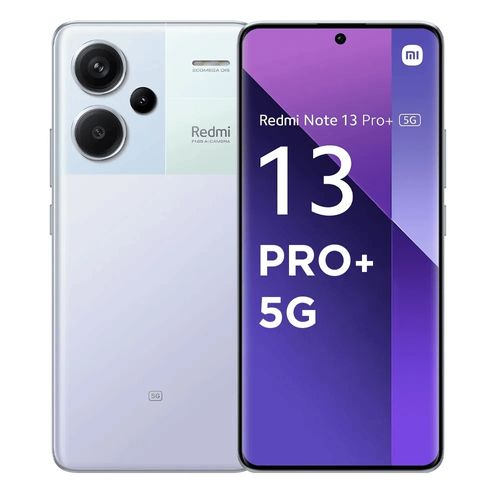 Celular Xiaomi Redmi Note 13 Pro Plus 5G 256GB, 8GB RAM, cámara principal 200MP+8MP+2MP, frontal 16MP, 6.67", purpura