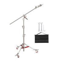 Parante light boom neewer CS440W acero inoxidable, silver