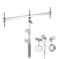 Cabezal para CSTAND con triple soporte Neewer UA005 acero inoxidable, silver