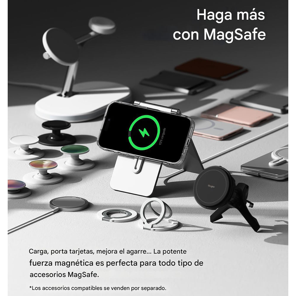 Imagen 2 del producto Case para iPhone 16 Plus fusion magnetic matte, magsafe transparente