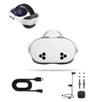 Lentes de realidad virtual Meta Quest 3S, 128GB, pack pro, blanco