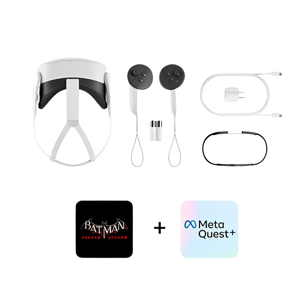 Imagen 2 del producto Lentes de realidad virtual Meta Quest 3S, 128GB, pack pro, blanco