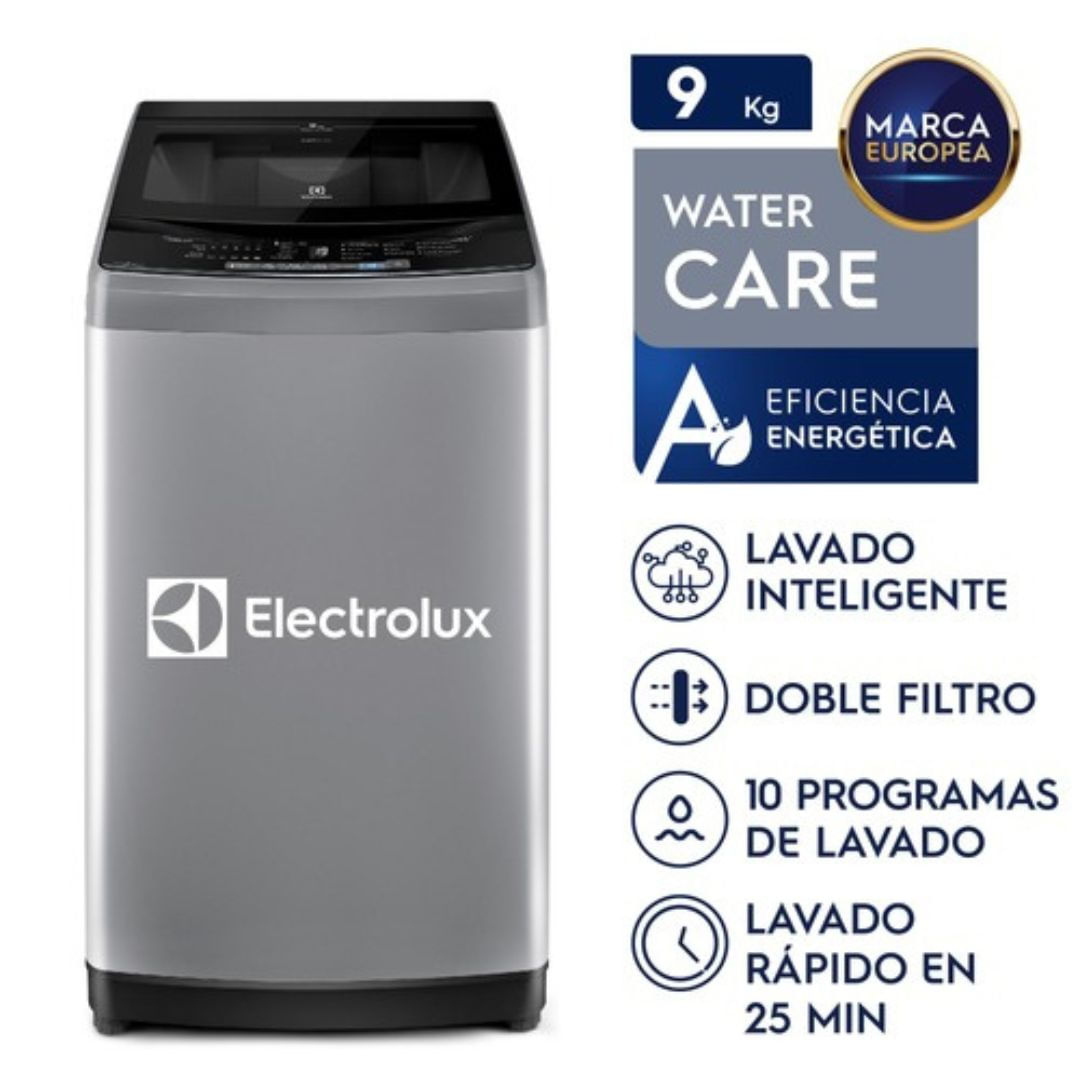 Imagen 2 del producto Lavadora Electrolux EWIW09F2USVG carga superior, capacidad 9 kg, gris