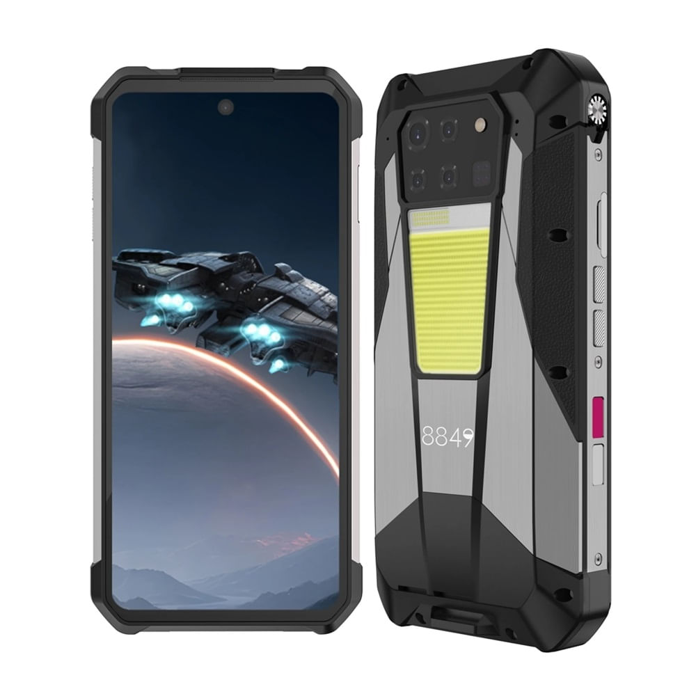 Celular Unihertz Tank 3 Pro 8849, 512GB, 16GB RAM, cámara trasera 200MP y frontal 50MP, negro