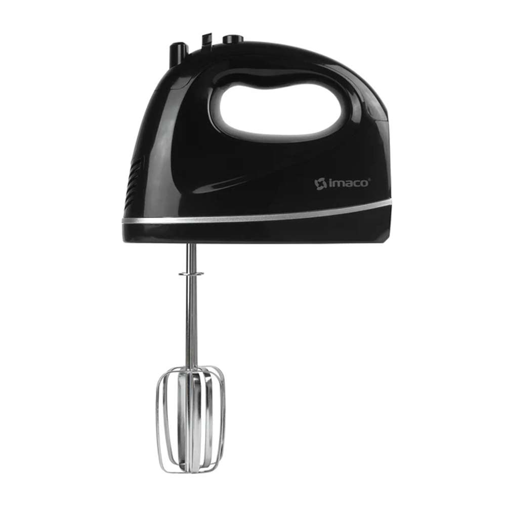 Batidora de mano Imaco HM3025N 300W, 5 velocidades + turbo, negro