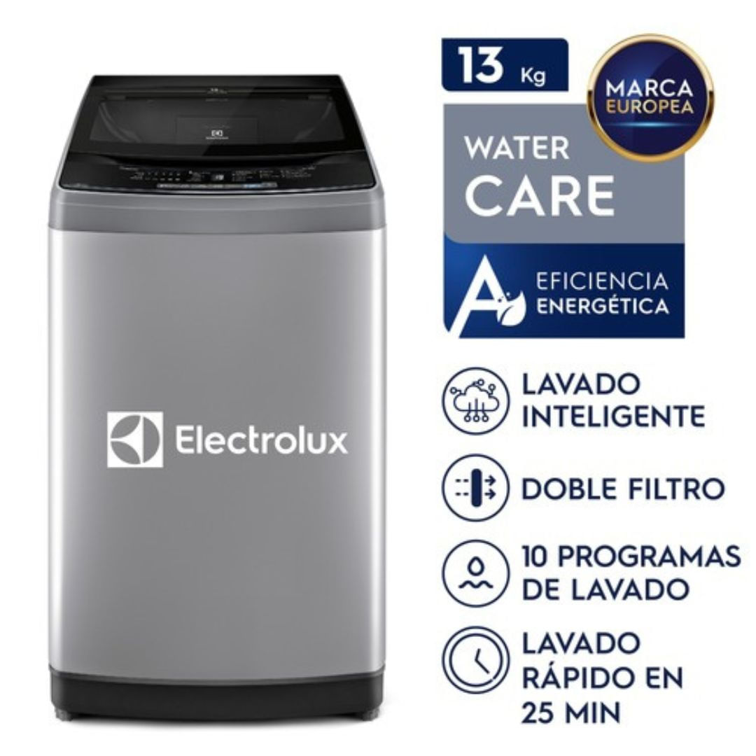 Imagen 2 del producto Lavadora Electrolux Premium Care carga superior, capacidad 13 kg, plateado