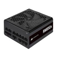 Fuente-poder Corsair RM850x, 850W, 80 Plus Gold Certified, formato ATX, negro