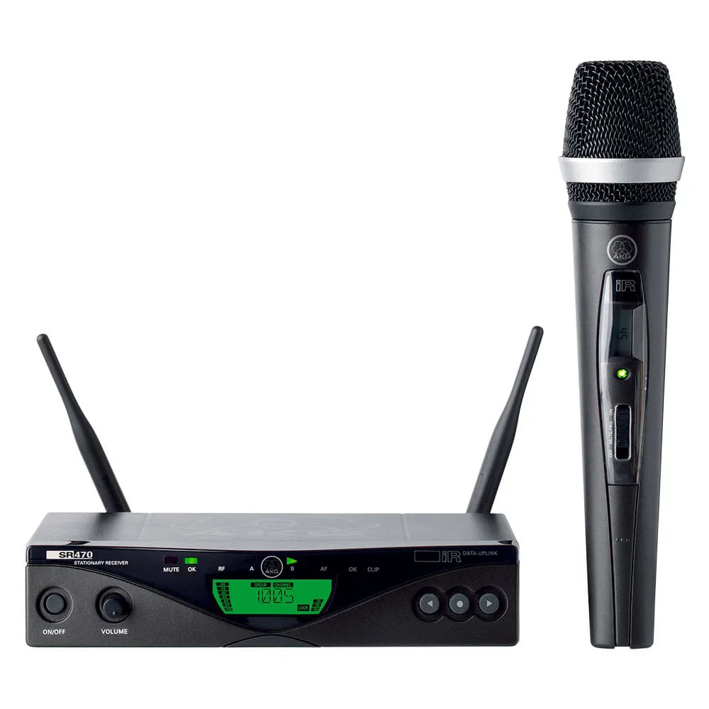 Micrófono Inalámbrico de Mano AKG WMS470 Vocal Set D5 Sist Pro
