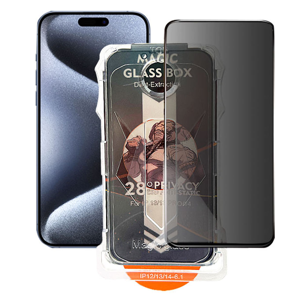 Imagen 2 del producto Protector de pantalla clear para iPhone 16 pro max, con kit de aplicación fácil