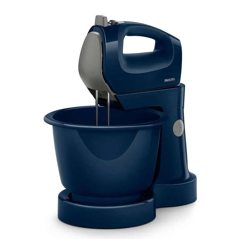 Batidora de pedestal Philips HR7200-50 400W, 5 velocidades + turbo, capacidad 3.9 litros, azul