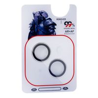 Protector de cámara para iPhone 15, transparente, con aplicador