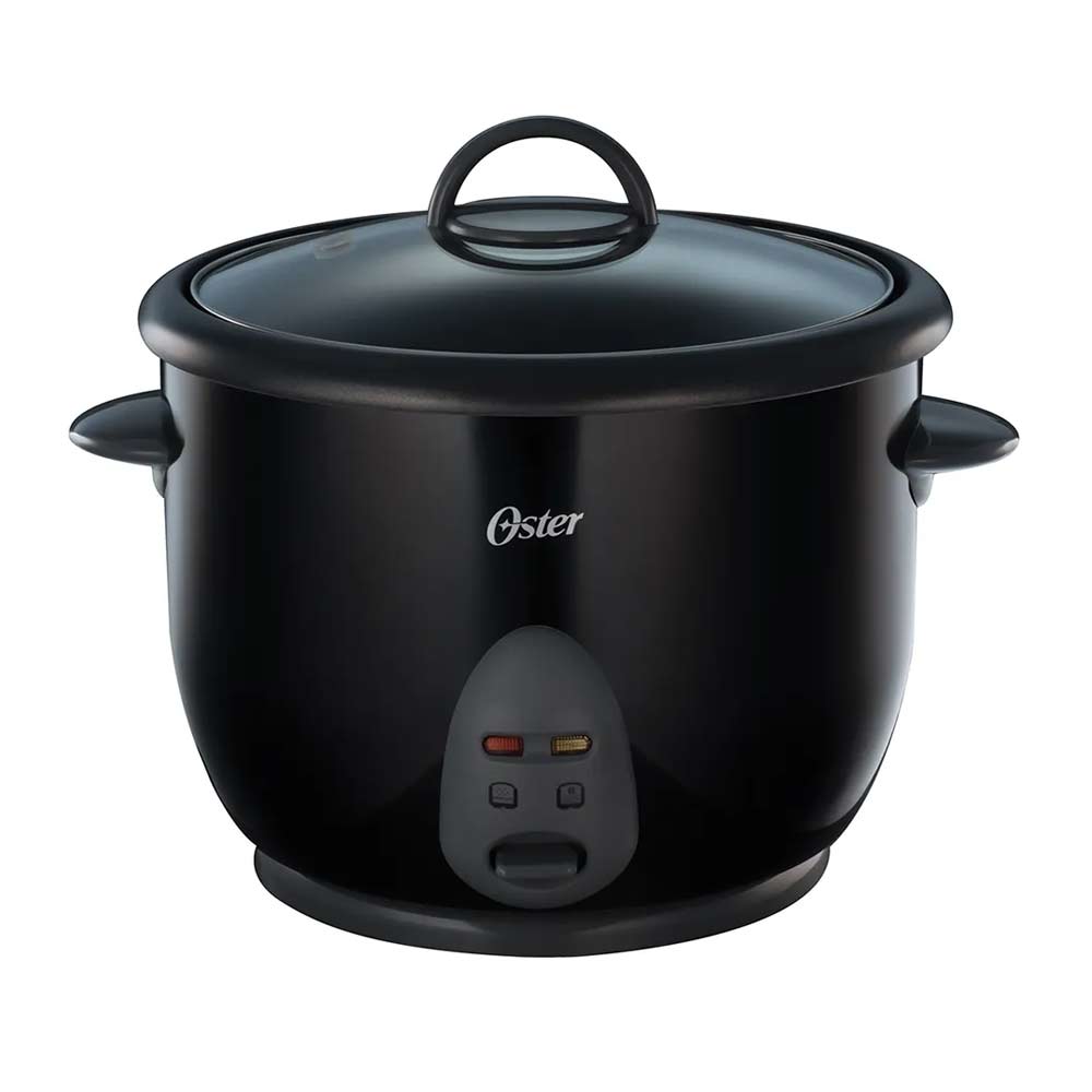 Olla arrocera Oster CKSTRC1700B053 700W, 1.8 litros, interior antiadherente, negro