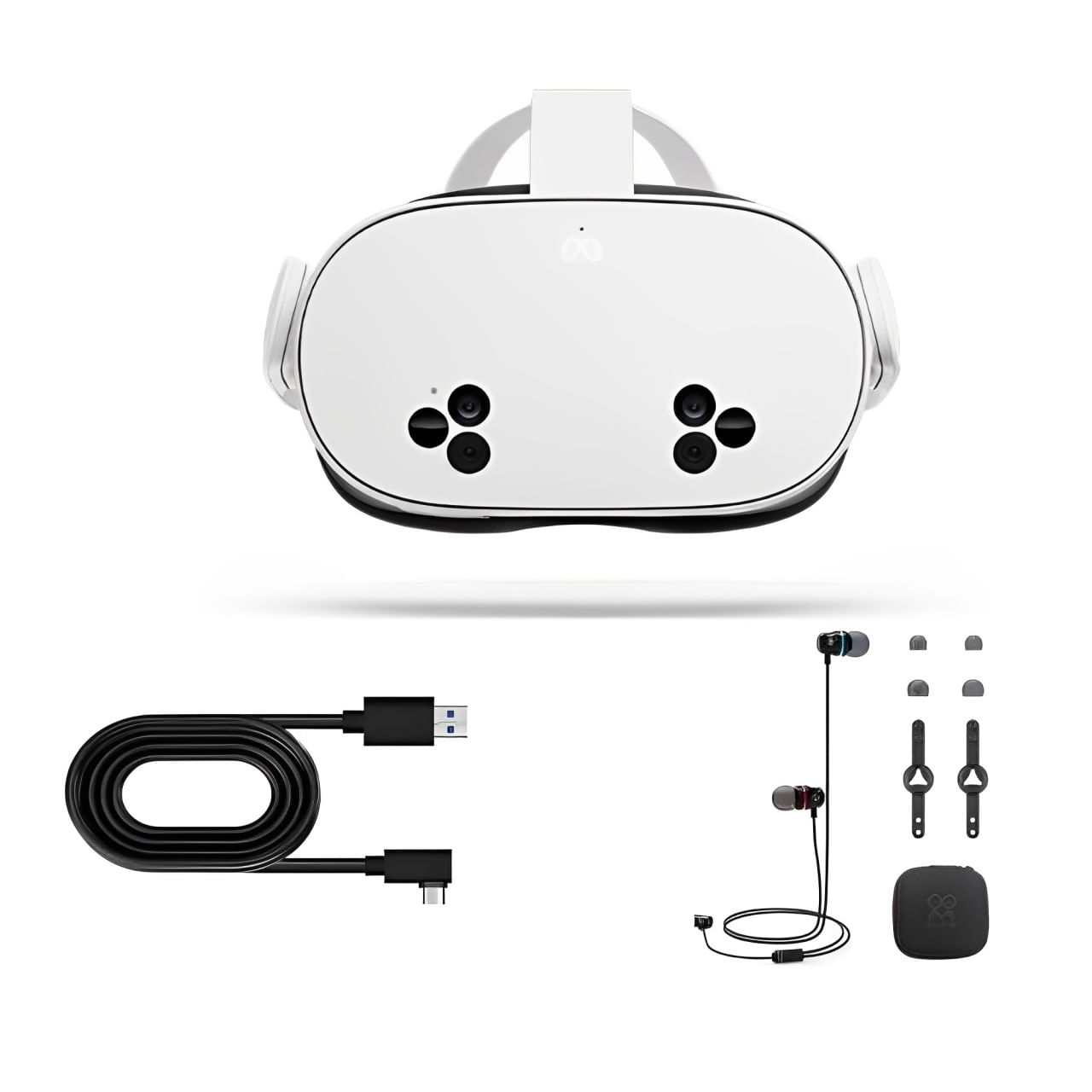 Imagen 1 del producto Lentes de realidad virtual Meta Quest 3S, 128GB, pack elite, blanco