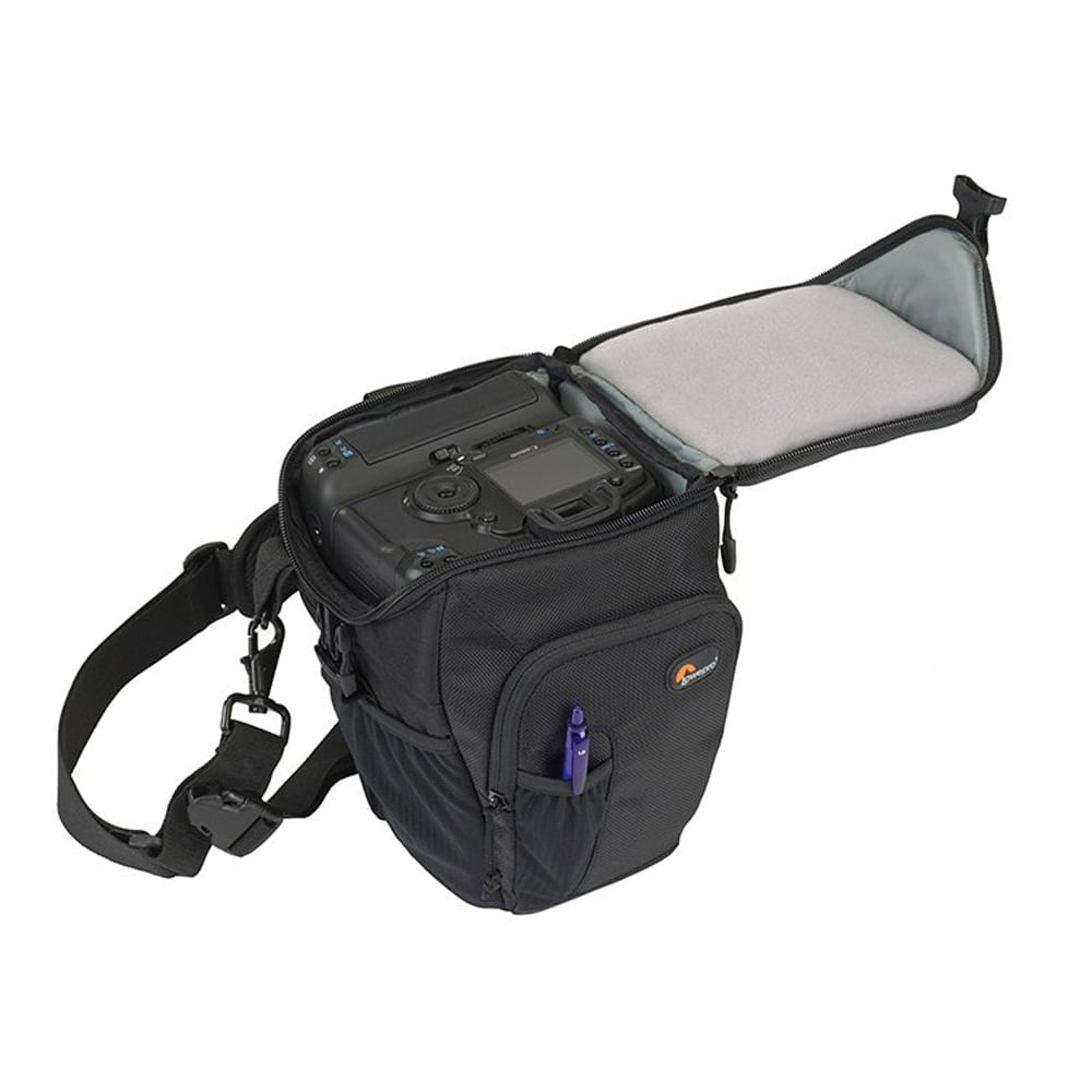 Imagen 2 del producto Estuche Lowepro Toploader Pro 70aw, 2 compartimentos, negro