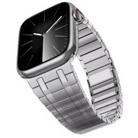 Correa de acero para Apple Watch buckle-less magnetic, plata