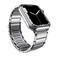 Correa de acero para Apple Watch Two Section 42/44/45/49 mm, plata