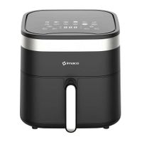 Freidora de aire Imaco AF6516D 1600w, 6.5 litros, panel digital, negro