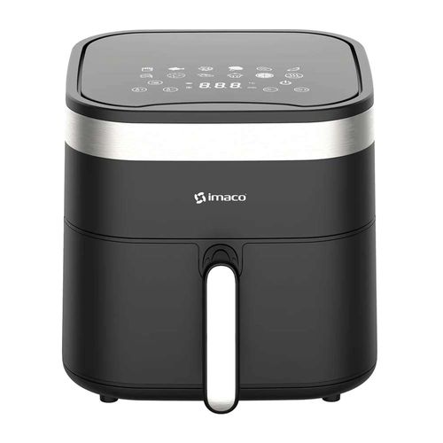 Freidora de aire Imaco AF6516D 1600w, 6.5 litros, panel digital, negro