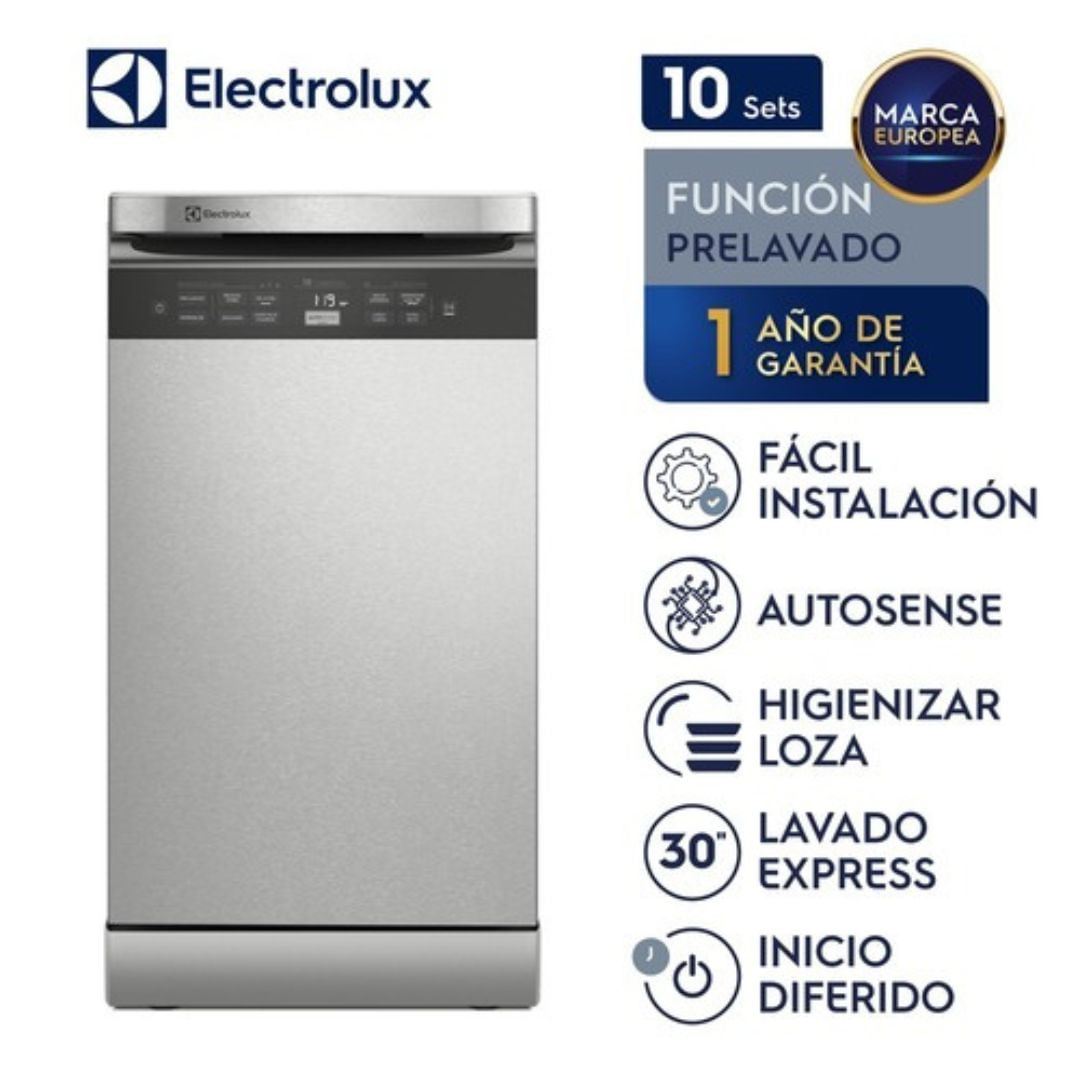 Imagen 2 del producto Lavavajillas Electrolux EHFE10T2MSBUS capacidad 10 cubiertos, acero inoxidable