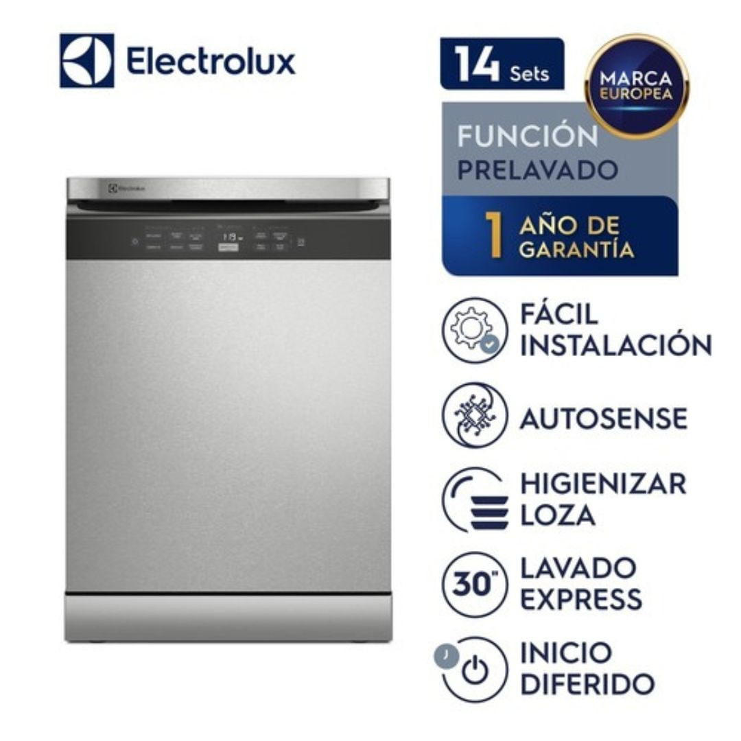 Imagen 2 del producto Lavavajillas Electrolux EHFE14T2MSBUS capacidad 14 cubiertos, acero inoxidable