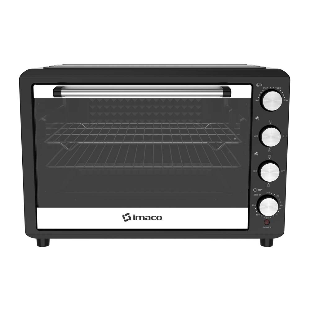 Horno rosticero eléctrico Imaco HEB75R 2400w, 75 litros, timer de 120 minutos, negro