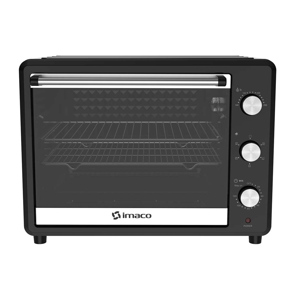 Horno rosticero eléctrico Imaco HEB55R 2200w, 55 litros, timer de 120 minutos, negro