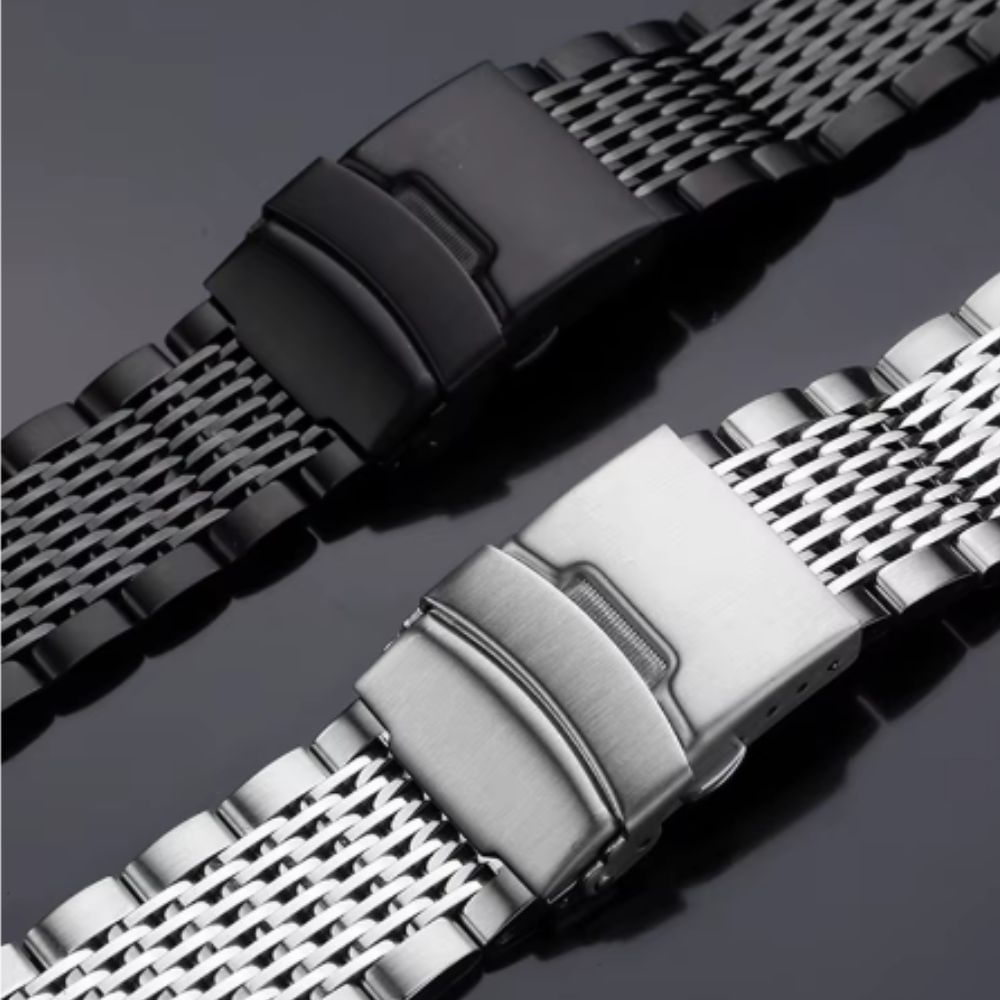 Imagen 2 del producto Correa de acero para Apple Watch Luxury Designer 42/44/45/49mm, plata