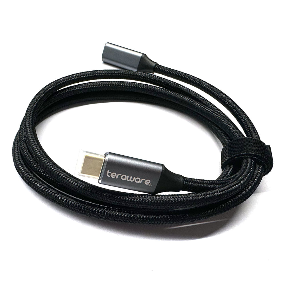 Extensión Coolbox Teraware USB Tipo-C a USB 3.2 gen2 100W pd 1m 4k 60hz trenzado