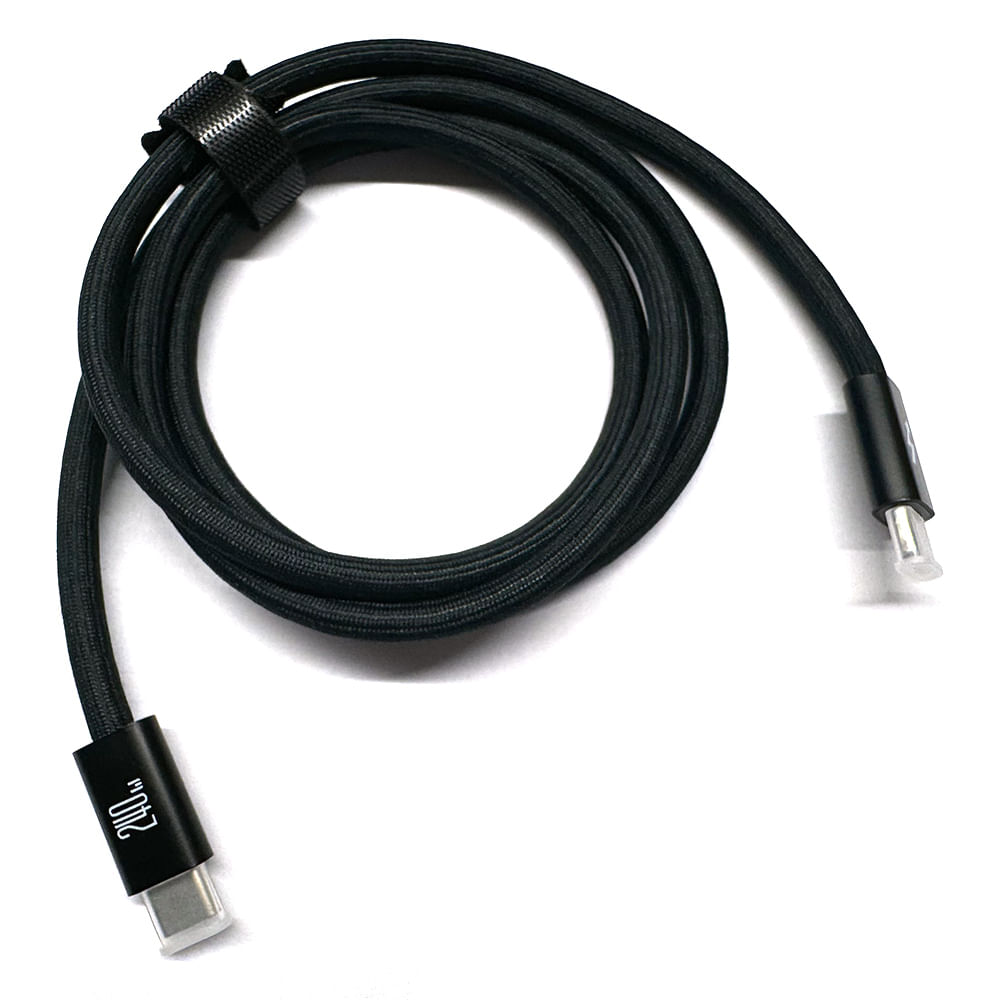 Imagen 2 del producto Cable Coolbox Teraware USB4 240W 40Gbps 1m 8k 60Hz trenzado