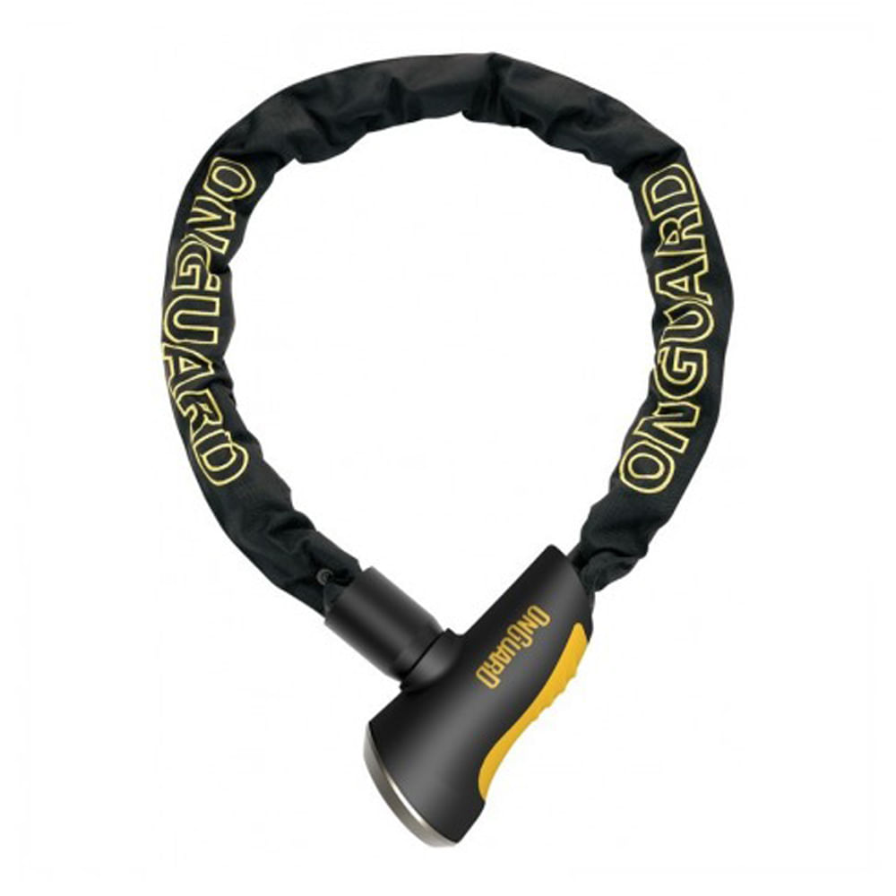 Cadena Onguard Mastiff 8119 8 mm, 80 cm, 5 llaves, acero templado, negro
