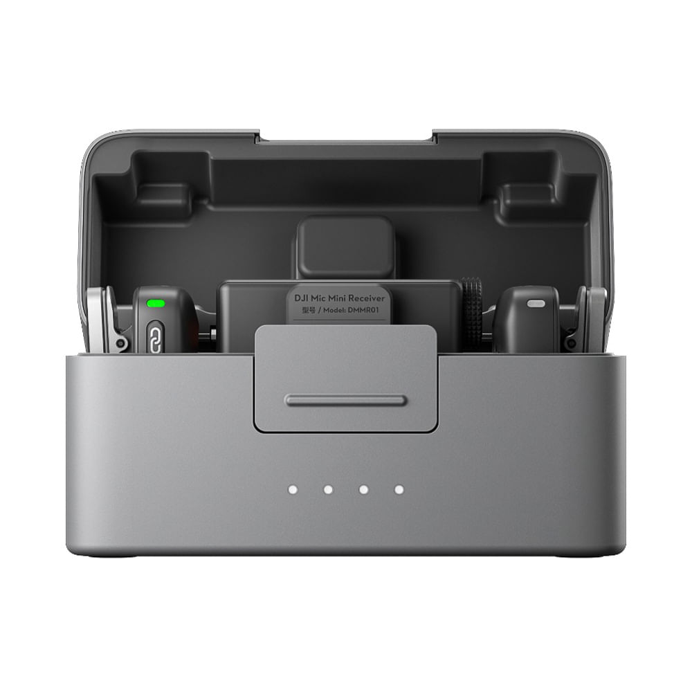 Imagen 2 del producto Micrófono inalámbrico DJI Mic Mini doble micrófono con estuche, gris