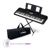 Teclado PSR-E383 Pack Sensible, pantalla LCD, 125 canciones, negro