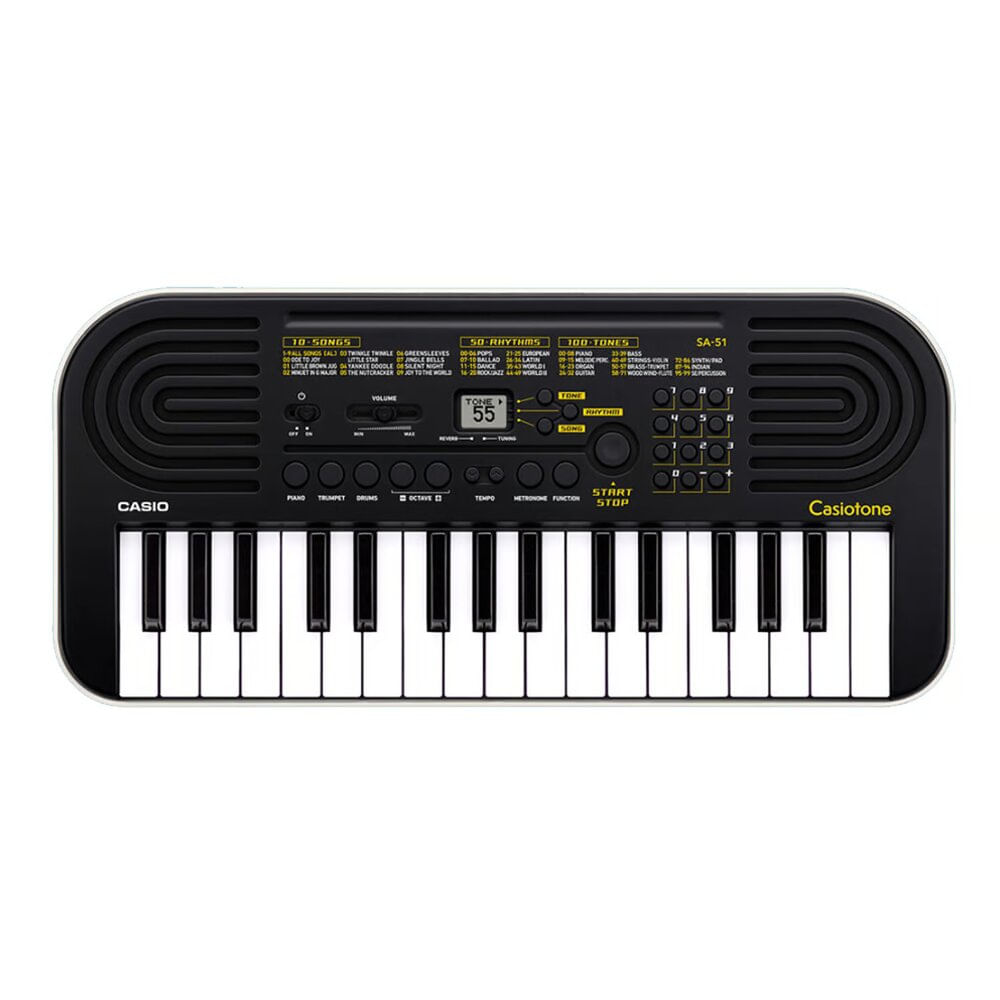 Imagen 2 del producto Teclado SA-51 Pack Kids de 2-5 años, 50 canciones, pantalla LCD, negro