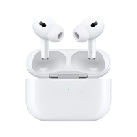 AirPods Pro 2da generación, resistente al agua IP54, duración máx. 30 horas con estuche, cancelación de ruido, USB Tipo-C, blanco