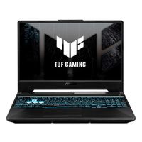 Laptop gamer Asus TUF Gaming A15 15.6"" AMD Ryzen 5-7535HS, 512GB SSD, 8GB RAM, GeForce RTX 2050 4GB, Win11, Home, negro