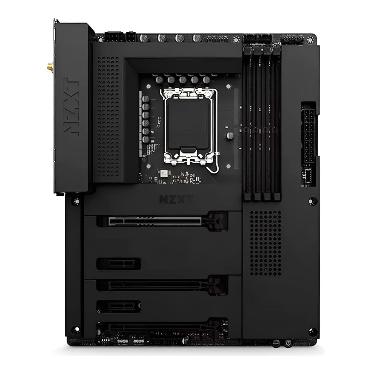Placa madre NZXT N7-Z790, ATX, Intel Z790, Intel Core i5 - i9 de 12va - 14va. Gen, Wi-Fi 6E, bluetooth V5.3, negro