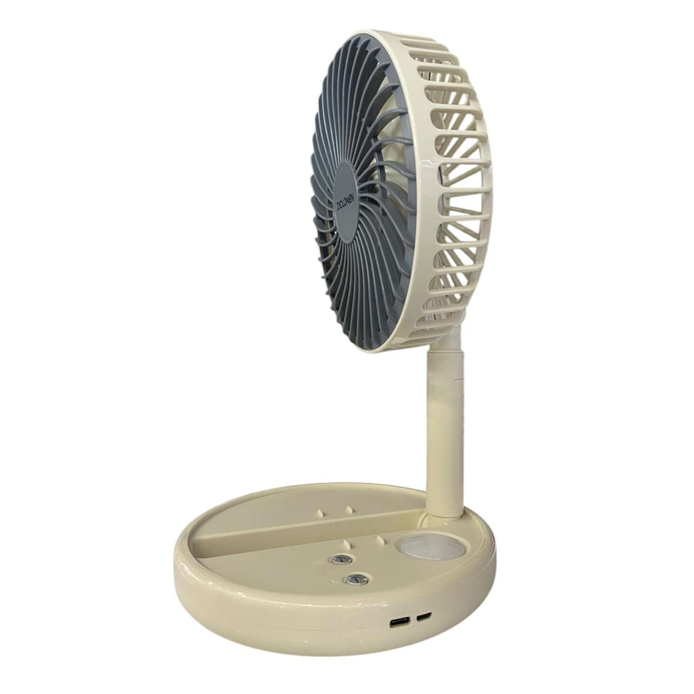 Imagen 2 del producto Ventilador flexible Westminster 20W, 3 velocidades, recargable, blanco